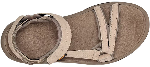 Сандалии женские Teva Terra FI Lite Suede Feather Grey - Фото 5 большая
