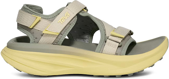 Сандалии женские Teva Aventrail Gravel Seagrass/Pale Lime Yellow - Фото 1 большая