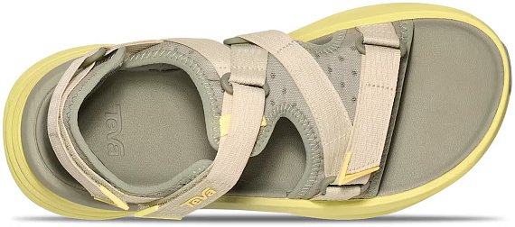 Сандалии женские Teva Aventrail Gravel Seagrass/Pale Lime Yellow - Фото 5 большая