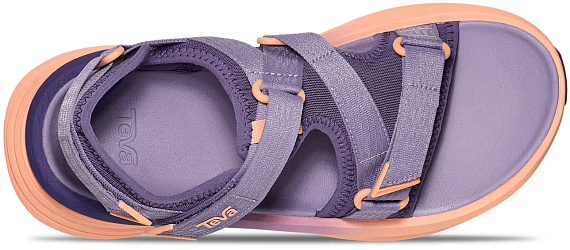 Сандалии женские Teva Aventrail Gravel Thistle/Papaya - Фото 5 большая
