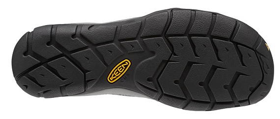 Сандалии женские Keen Clearwater CNX Leather Mineral Blue/Yellow - Фото 3 большая