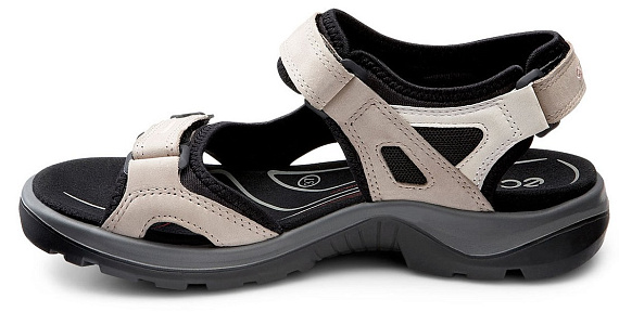Сандалии женские Ecco Offroad Grey/White/Black - Фото 2 большая