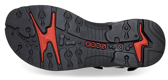 Сандалии женские Ecco Offroad Grey/White/Black - Фото 7 большая