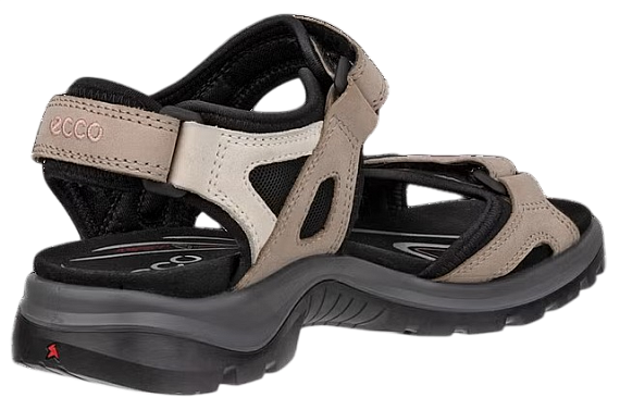 Сандалии женские Ecco Offroad Grey/White/Black - Фото 5 большая