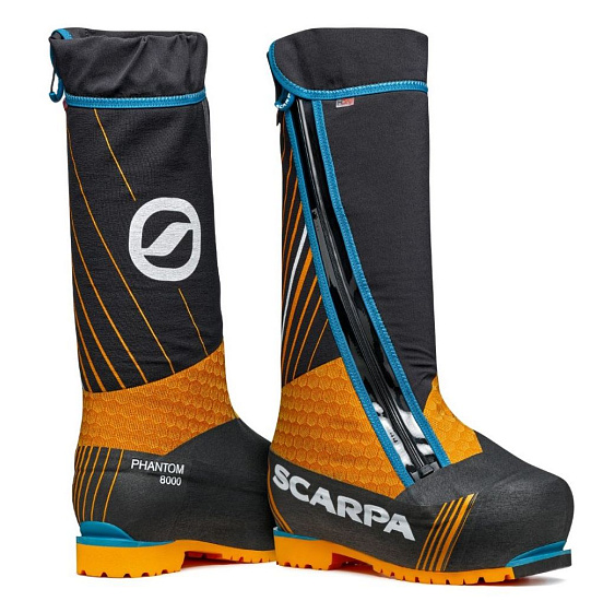Ботинки Scarpa Phantom 8000 Black/Bright Orange - Фото 6 большая