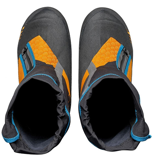 Ботинки Scarpa Phantom 8000 Black/Bright Orange - Фото 3 большая