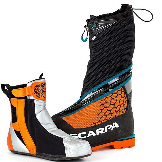 Ботинки Scarpa Phantom 8000 Black/Orange - Фото 4 большая