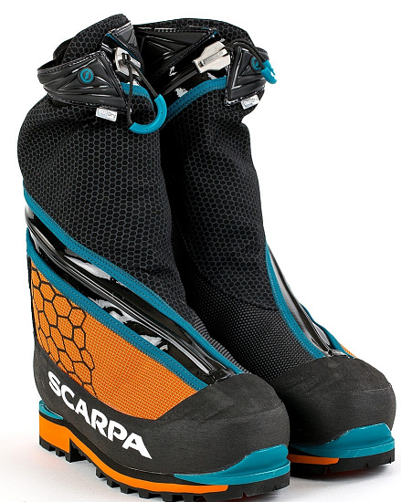 Ботинки Scarpa Phantom 6000 Black/Orange - Фото 2 большая