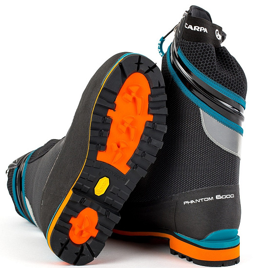 Ботинки Scarpa Phantom 6000 Black/Orange - Фото 3 большая