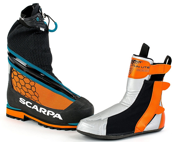 Ботинки Scarpa Phantom 6000 Black/Orange - Фото 4 большая