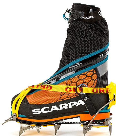 Ботинки Scarpa Phantom 6000 Black/Orange - Фото 6 большая
