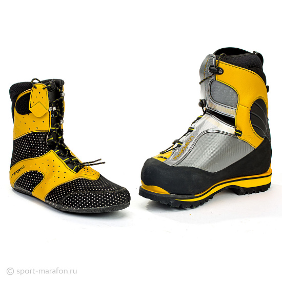 Ботинки La Sportiva Spantik Grey/Yellow - Фото 4 большая