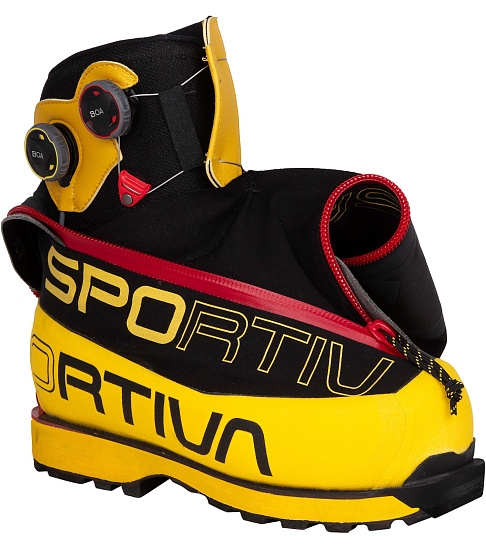 Ботинки мужские La Sportiva Olympus Mons Cube S Yellow/Black - Фото 4 большая