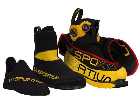 Ботинки мужские La Sportiva Olympus Mons Cube S Yellow/Black - Фото 6 большая