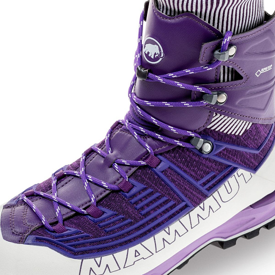 Ботинки женские Mammut Nordwand Knit High GTX Dark Dawn/Soft White - Фото 4 большая