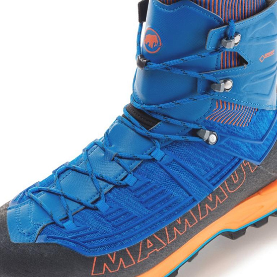 Ботинки мужские Mammut Nordwand Knit High GTX Ice/Sunrise - Фото 4 большая