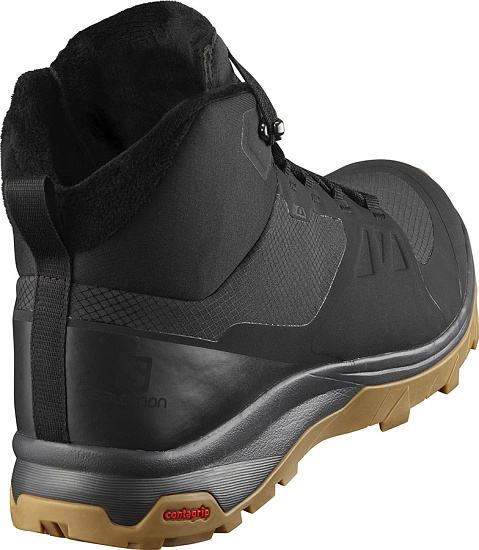 Ботинки мужские Salomon OUTsnap CSWP Black/Ebony/Gum1a - Фото 3 большая