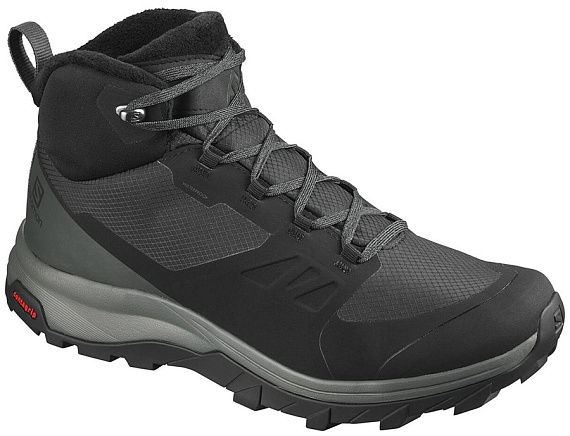 Ботинки мужские Salomon OUTsnap CSWP Black/Urban Chic/Bl - Фото 2 большая