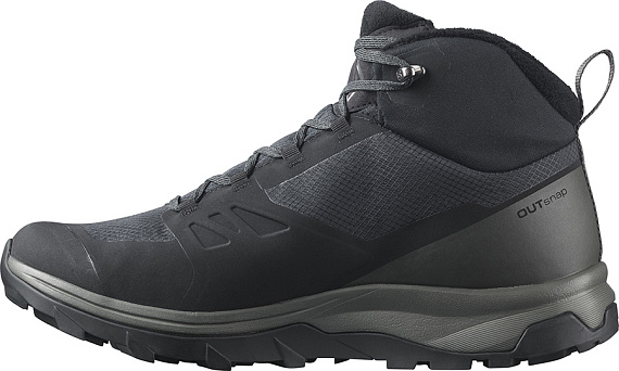Ботинки мужские Salomon OUTsnap CSWP Black/Urban Chic/Bl - Фото 4 большая