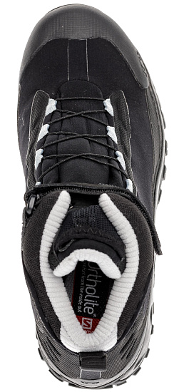 Ботинки мужские Salomon Deemax 3 TS WP Black/Black/Alloy - Фото 3 большая