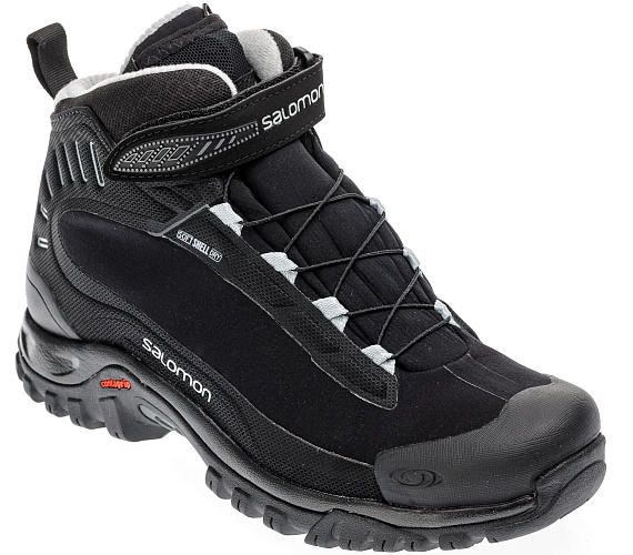 Ботинки мужские Salomon Deemax 3 TS WP Black/Black/Alloy - Фото 5 большая