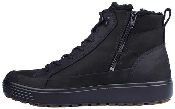 Ботинки мужские Ecco Soft 7 Tred M Black - Фото 2 большая