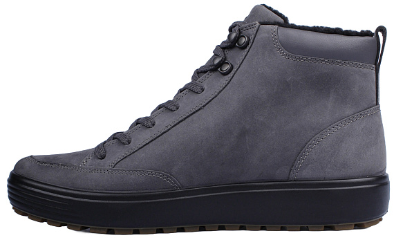 Ботинки мужские Ecco Soft 7 Tred M Grey - Фото 2 большая