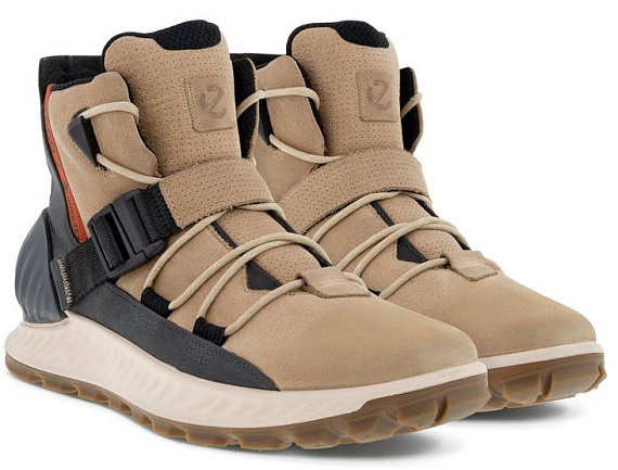 Ботинки мужские Ecco Exostrike Beige/Grey - Фото 3 большая