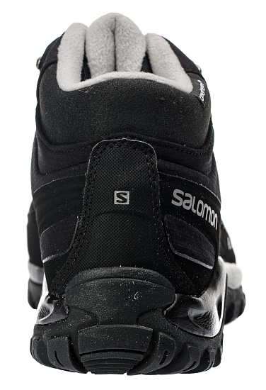 Ботинки мужские Salomon Shelter CS WP Black/Black/Frost Gray - Фото 4 большая