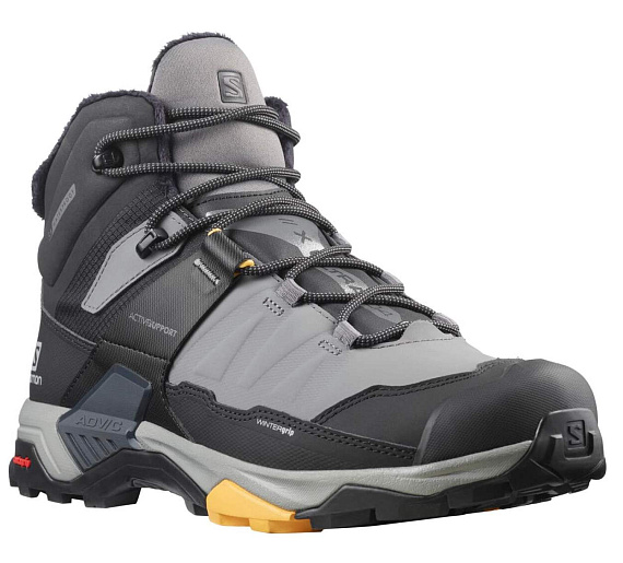 Ботинки мужские Salomon X Ultra 4 Mid Winter TS CSWP Shade/Black/Warm Apricot - Фото 4 большая