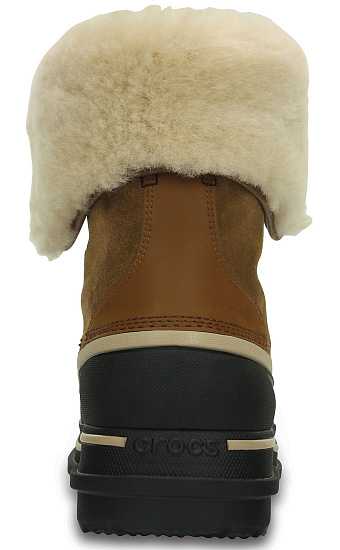 Ботинки мужские Crocs AllCast II Luxe Boot Wheat/Black - Фото 6 большая
