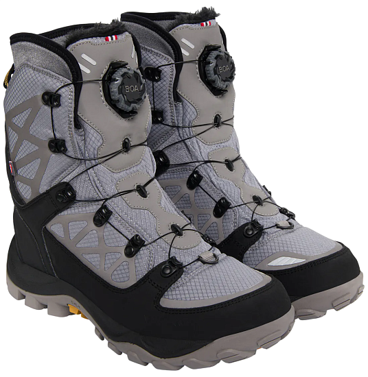 Ботинки Viking Constrictor 3 High Wp Boa Grey/Black - Фото 4 большая