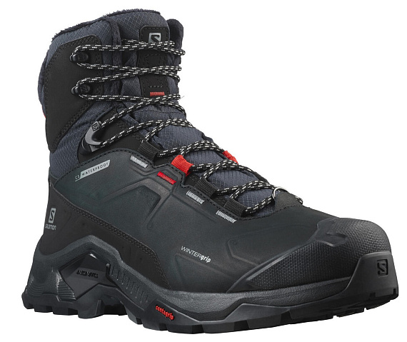 Ботинки мужские Salomon Quest Winter TS CSWP Black/Goji - Фото 9 большая