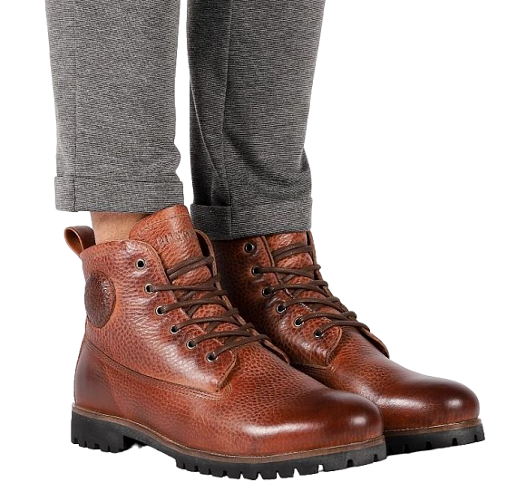 Ботинки мужские Blackstone Colin OM60 Antique Brown - Фото 5 большая