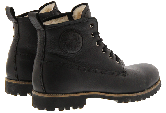Ботинки мужские Blackstone Colin OM60 Black - Фото 3 большая