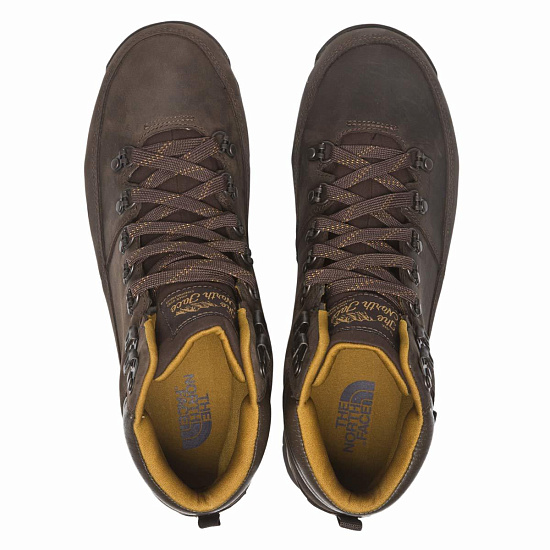 Ботинки мужские The North Face Back-To-Berkeley Redux Leather Chocolate Brown/Golden Brown - Фото 4 большая