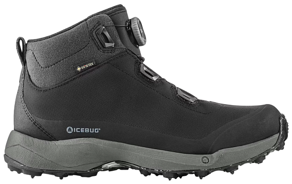 Ботинки мужские Icebug Stavre Bugrip Gtx Black/Granite - Фото 1 большая