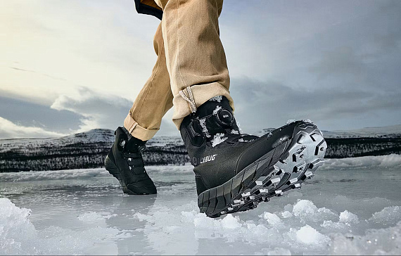 Ботинки мужские Icebug Alne Bugrip Black - Фото 2 большая