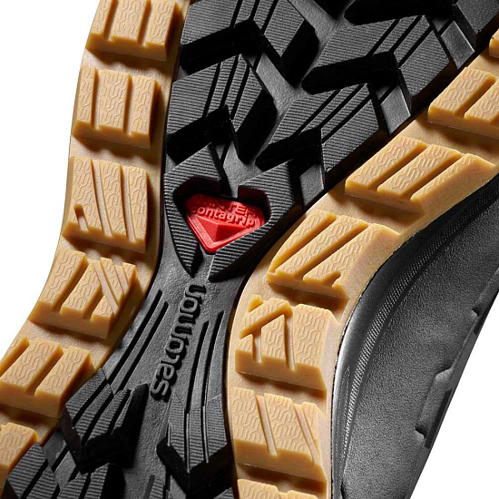 Ботинки мужские Salomon Kaipo Mid GTX Black/Phantom/Poseidon - Фото 2 большая