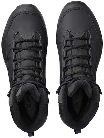 Ботинки мужские Salomon Kaipo Mid GTX Black/Phantom/Poseidon - Фото 3 большая
