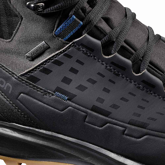 Ботинки мужские Salomon Kaipo Mid GTX Black/Phantom/Poseidon - Фото 6 большая