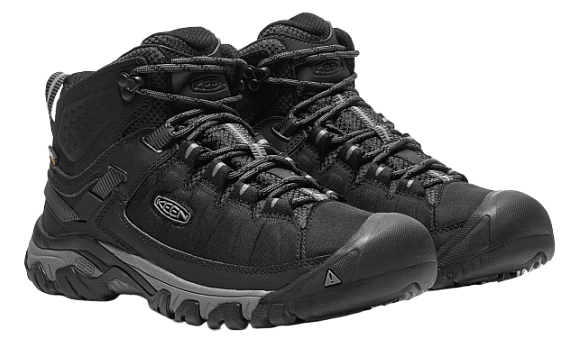 Ботинки мужские Keen Targhee Exp Mid WP Black/Steel Grey - Фото 4 большая