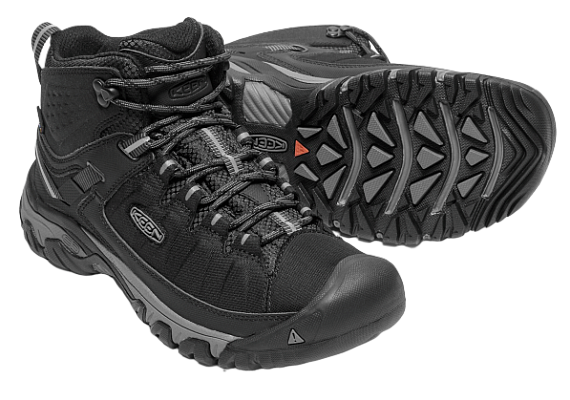 Ботинки мужские Keen Targhee Exp Mid WP Black/Steel Grey - Фото 5 большая