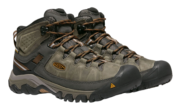 Ботинки мужские Keen Targhee III Mid WP Black Olive/Golden Brown - Фото 5 большая