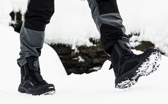 Ботинки мужские Icebug Walkabout Michelin Wic GTX Black - Фото 3 большая
