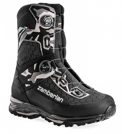 Ботинки мужские Zamberlan 3032 Ull Gtx RR BOA Primaloft Black Grey - Фото 1 большая