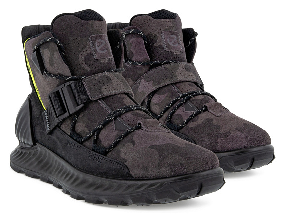 Ботинки мужские Ecco Exostrike M Dark Brown - Фото 8 большая