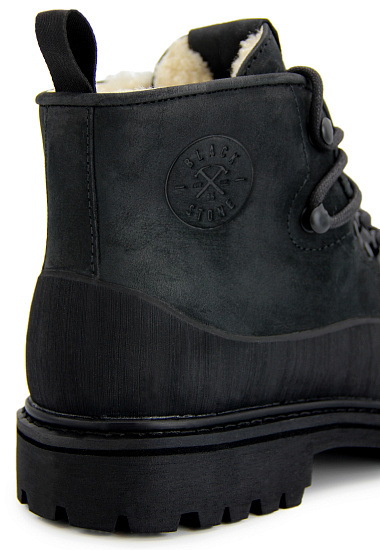 Ботинки мужские Blackstone Rock Dree Black - Фото 9 большая