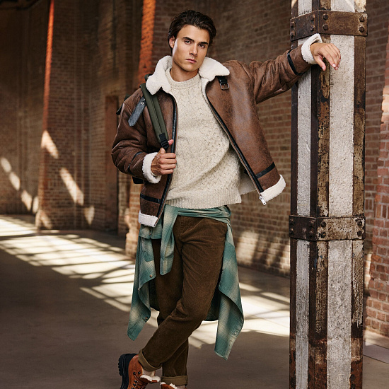 Ботинки мужские Blackstone Rock Dree Cuoio - Фото 12 большая