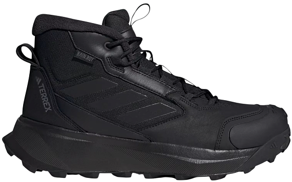 Ботинки мужские Adidas Terrex Winter Boot Mid Leather Cblack/Cblack/Grefou - Фото 1 большая